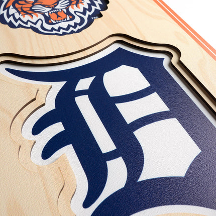 Detroit Tigers 8x32 3D Stadium Banner