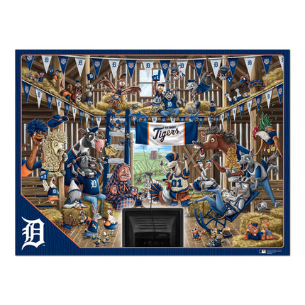 Detroit Tigers Barnyard Fans Puzzle - 500 PC