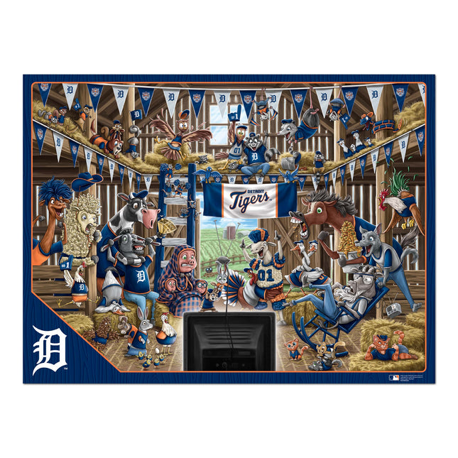 Detroit Tigers Barnyard Fans Puzzle - 500 PC