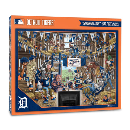 Detroit Tigers Barnyard Fans Puzzle - 500 PC