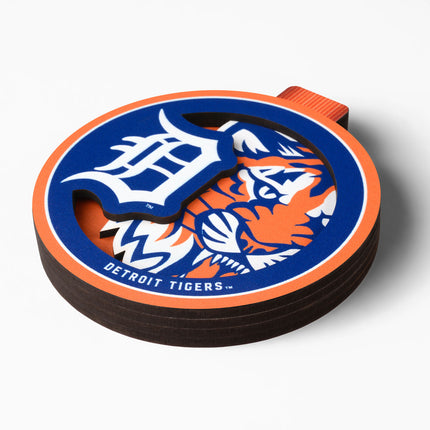 Detroit Tigers 3D Logo Series Ornament