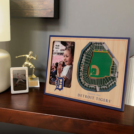 Detroit Tigers 3D StadiumView Picture Frame