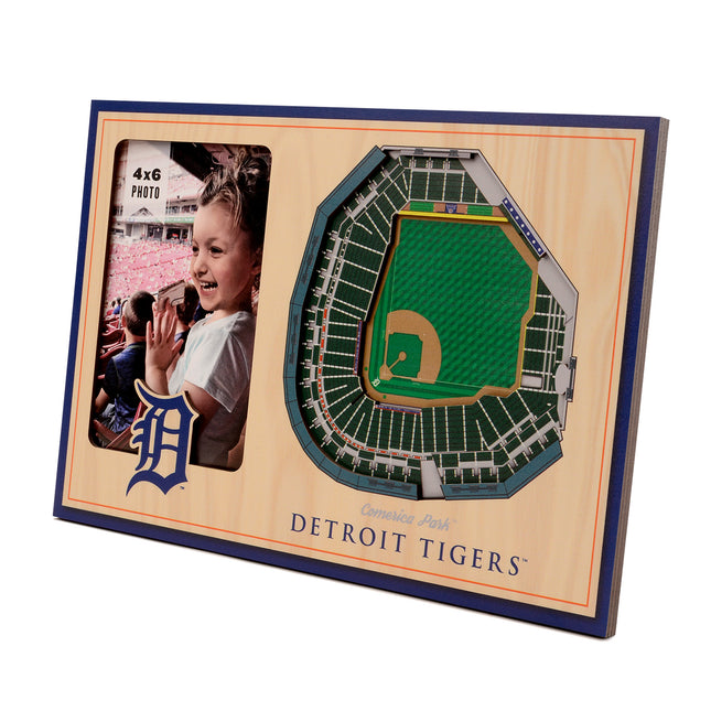 Detroit Tigers 3D StadiumView Picture Frame