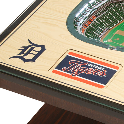 Detroit Tigers 25-Layer StadiumView End Table