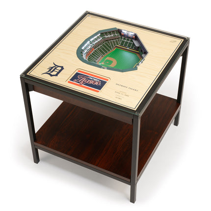 Detroit Tigers 25-Layer StadiumView End Table