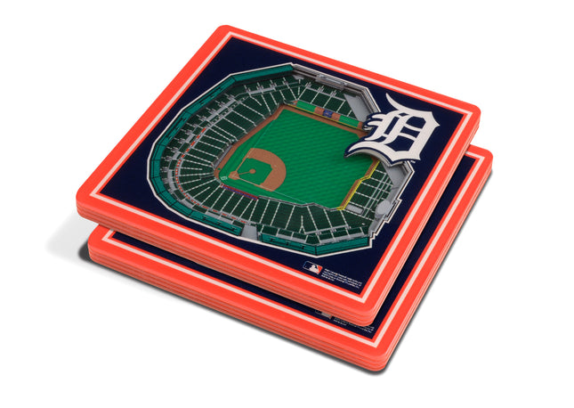 Detroit Tigers 3D Stadium View Coasters