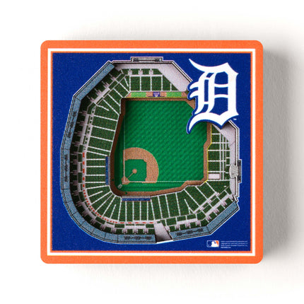 Detroit Tigers 3D StadiumView Magnets