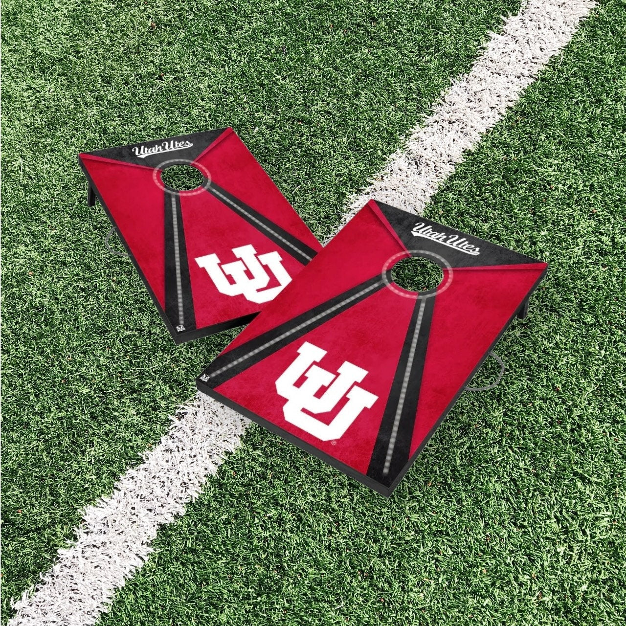 Utah Utes LED Cornhole Boards 2x3 Officially licensed