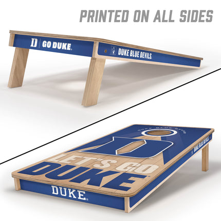 Duke Blue Devils 2x4 Slogan Series Cornhole Boards