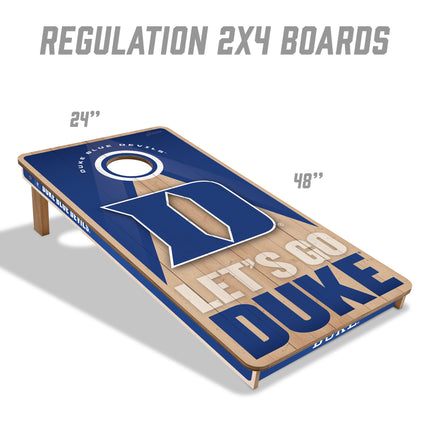 Duke Blue Devils 2x4 Slogan Series Cornhole Boards