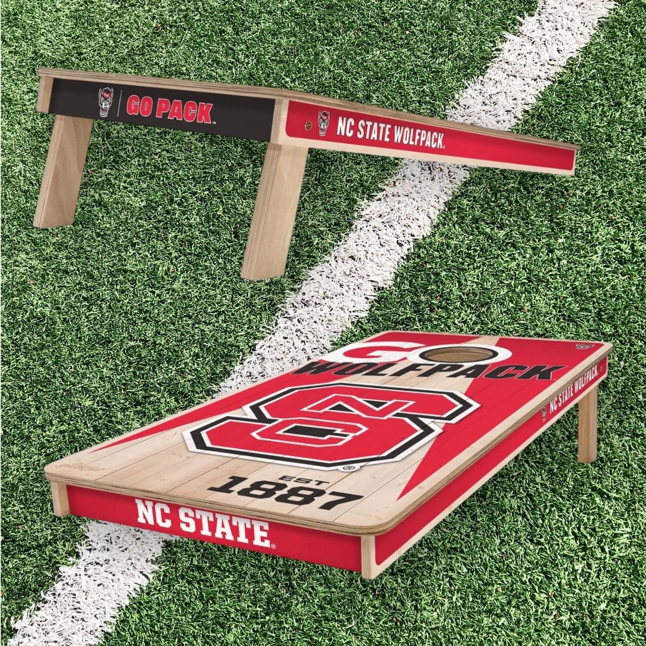 North Carolina State Wolfpack Cornhole Boards 2x4 (Officially Licensed)