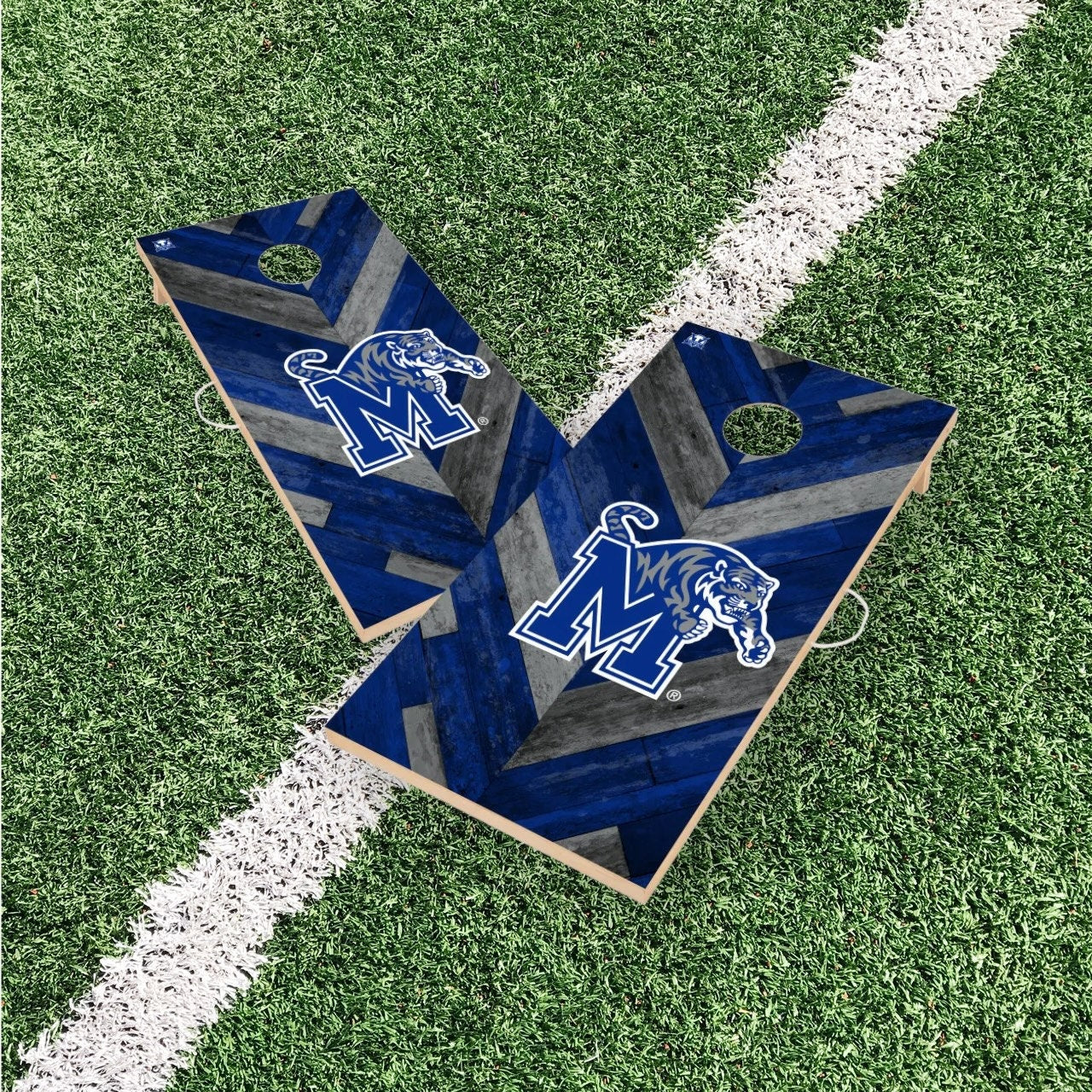 Memphis Tigers Cornhole Boards 2x4 Officially Licensed