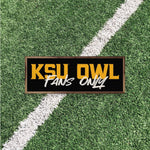 Load image into Gallery viewer, Kennesaw State Owls Artwork | kennesaw State Owls Wall Art (Officially Licensed) Rectangle
