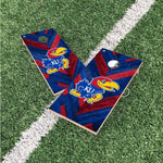 Load image into Gallery viewer, Kansas Jayhawks Cornhole Boards 2x4 Officially Licensed
