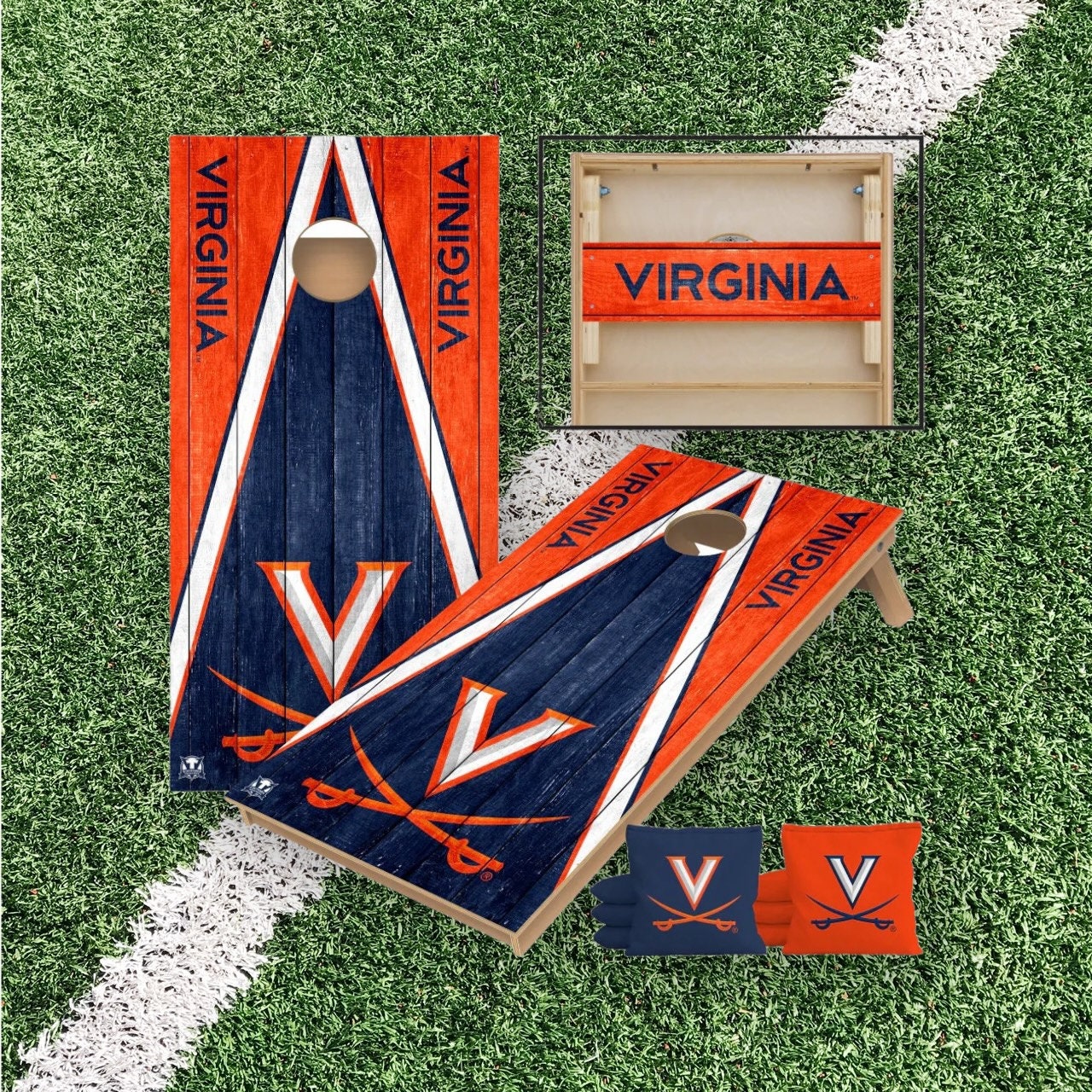 Virginia Cavaliers  Cornhole Boards 2x4 | Officially Licensed