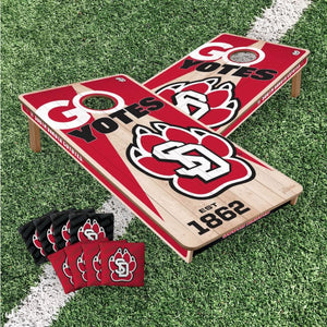 South Dakota Coyotes Cornhole Boards 2x4 (Officially Licensed)
