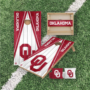 Oklahoma Sooners Cornhole Boards 2x4 | Officially Licensed