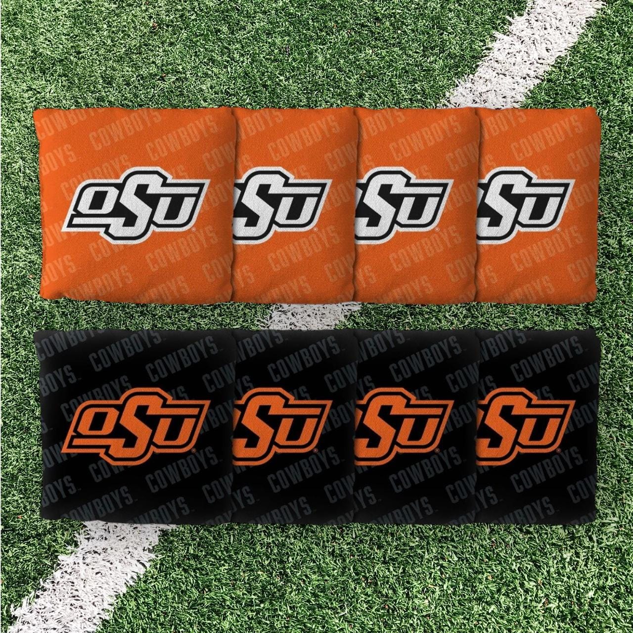 Oklahoma State Cowboys Cornhole Boards 2x4 (Officially Licensed)