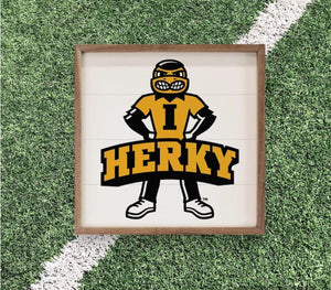 Iowa Hawkeyes Artwork | Iowa Hawkeyes Wall Art (Officially Licensed)Square