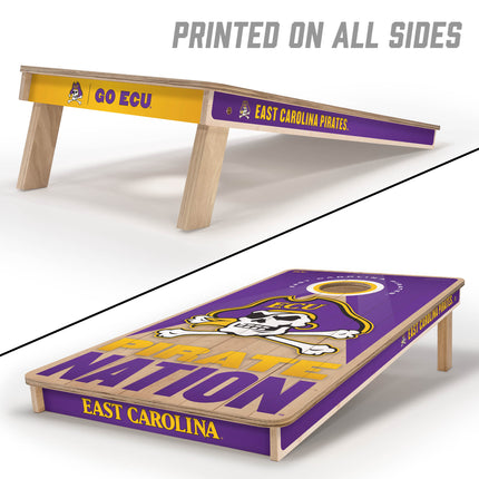 ECU Pirates 2x4 Slogan Series Cornhole Boards