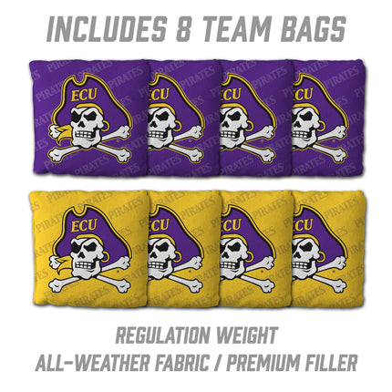 ECU Pirates 2x4 Slogan Series Cornhole Boards