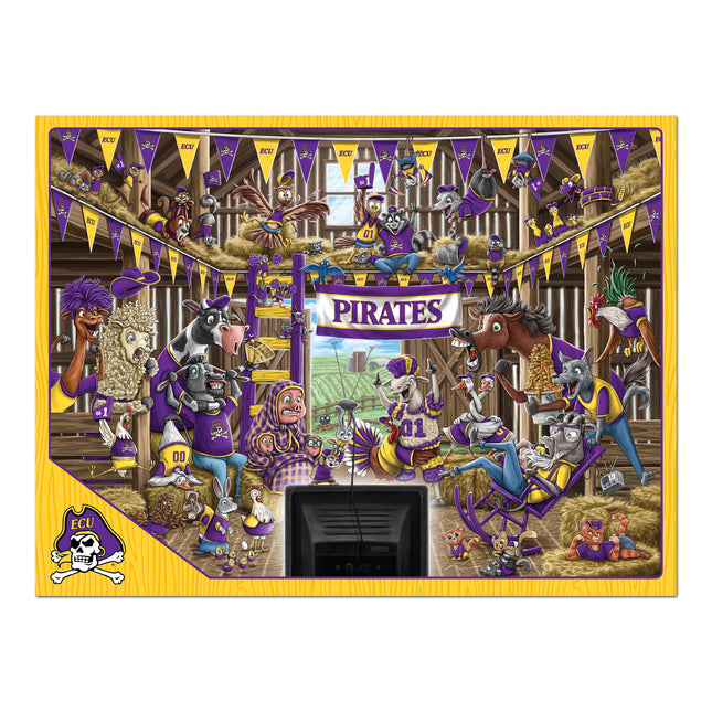 ECU Pirates Barnyard Fans Puzzle - 500 PC