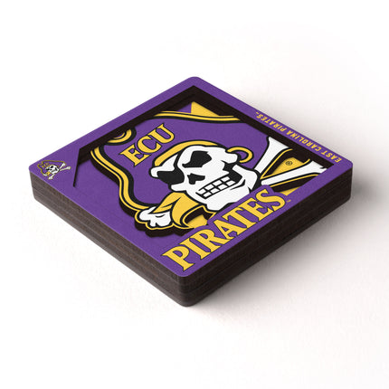ECU Pirates 3D Logo Series Magnet