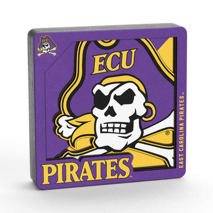 ECU Pirates 3D Logo Series Magnet