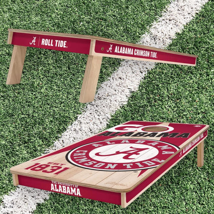 Alabama Crimson Tide Cornhole Boards 2x4 (Officially Licensed)