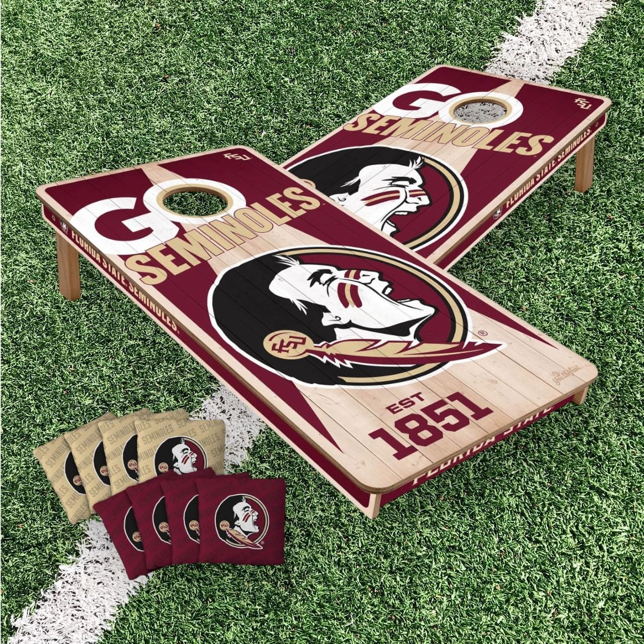 Florida State Seminoles Cornhole Boards 2x4 (Officially Licensed)