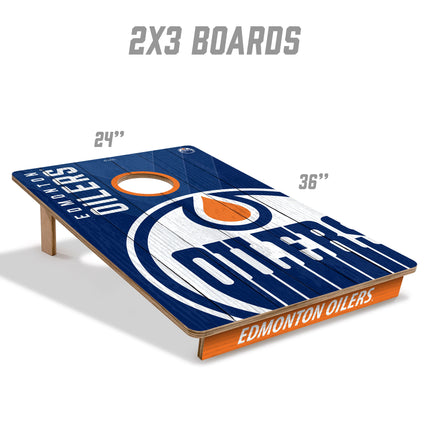 Edmonton Oilers 2x3 Cornhole Boards