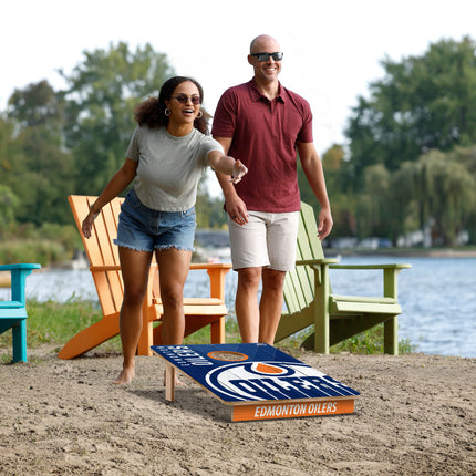 Edmonton Oilers 2x3 Cornhole Boards
