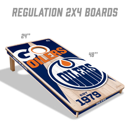 Edmonton Oilers 2x4 Cornhole