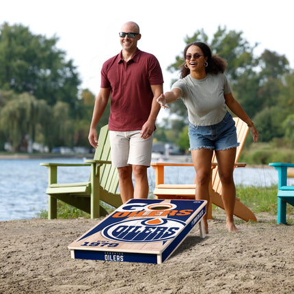 Edmonton Oilers 2x4 Cornhole