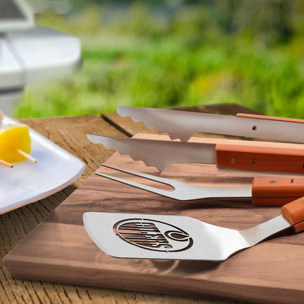 Edmonton Oilers Classic Series 3-Piece BBQ Set