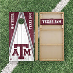 Load image into Gallery viewer, Texas A&amp;M Aggies Cornhole Boards 2x4 | Officially Licensed
