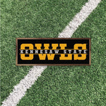 Load image into Gallery viewer, Kennesaw State Owls Artwork | Kennesaw State Owls Wall Art (Officially Licensed) Rectangle
