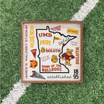 Load image into Gallery viewer, Minnesota Duluth Bulldogs Artwork | Minnesota Duluth Bulldogs Wall Art (Officially Licensed)Square
