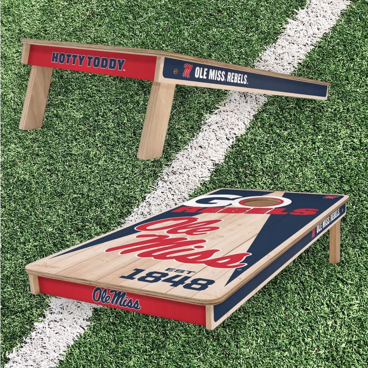 Ole Miss Rebels Cornhole Boards 2x4 (Officially Licensed)