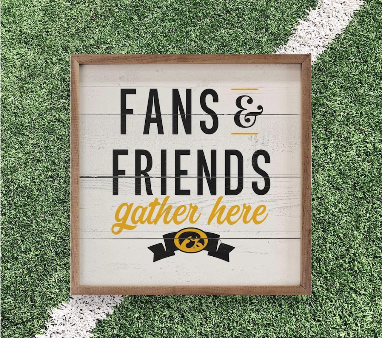 Iowa Hawkeyes Artwork | Iowa Hawkeyes Wall Art (Officially Licensed)Square