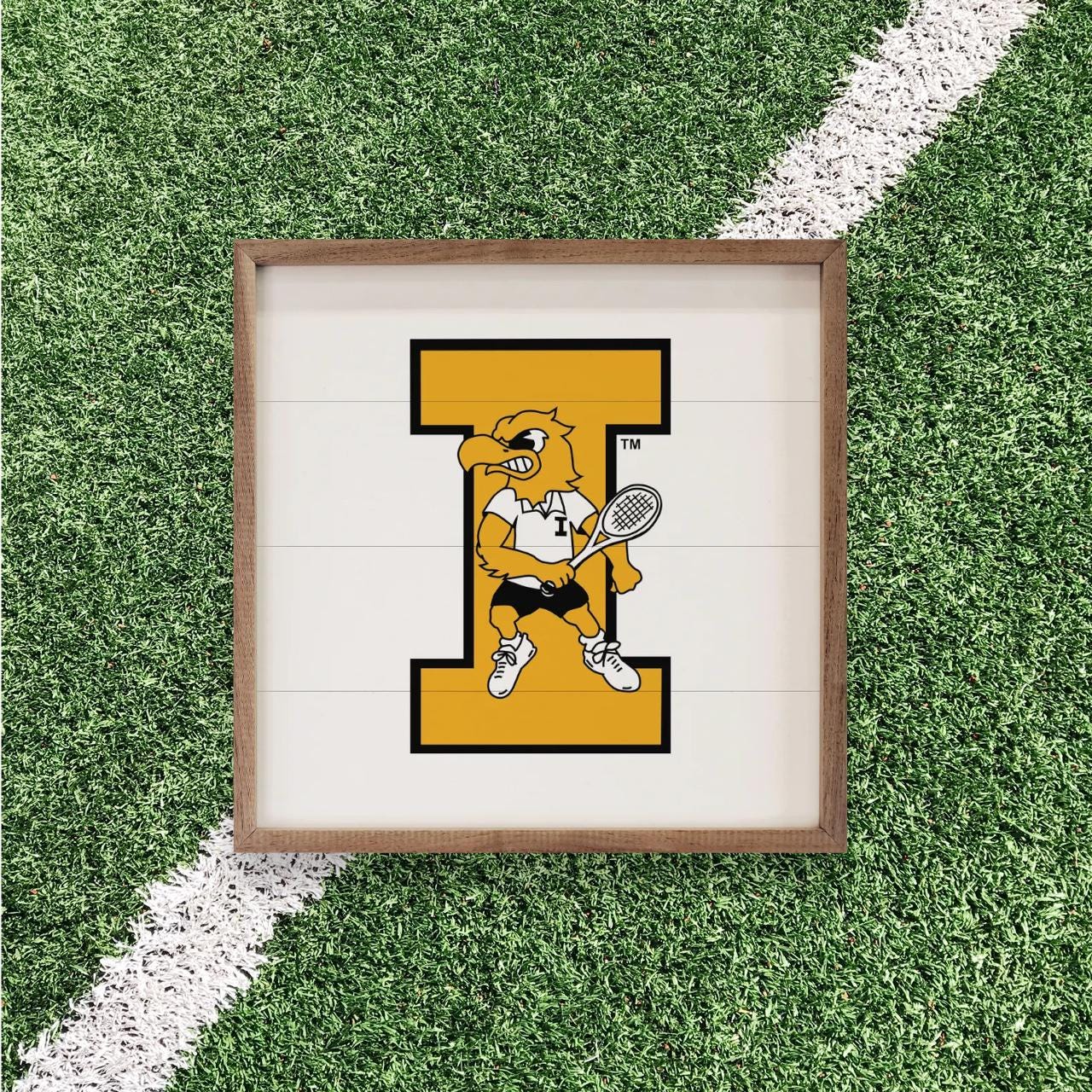 Iowa Hawkeyes Artwork | Iowa Hawkeyes Wall Art (Officially Licensed)Square