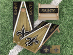 Load image into Gallery viewer, New Orleans Saints Cornhole Boards 2x4 | Officially Licensed
