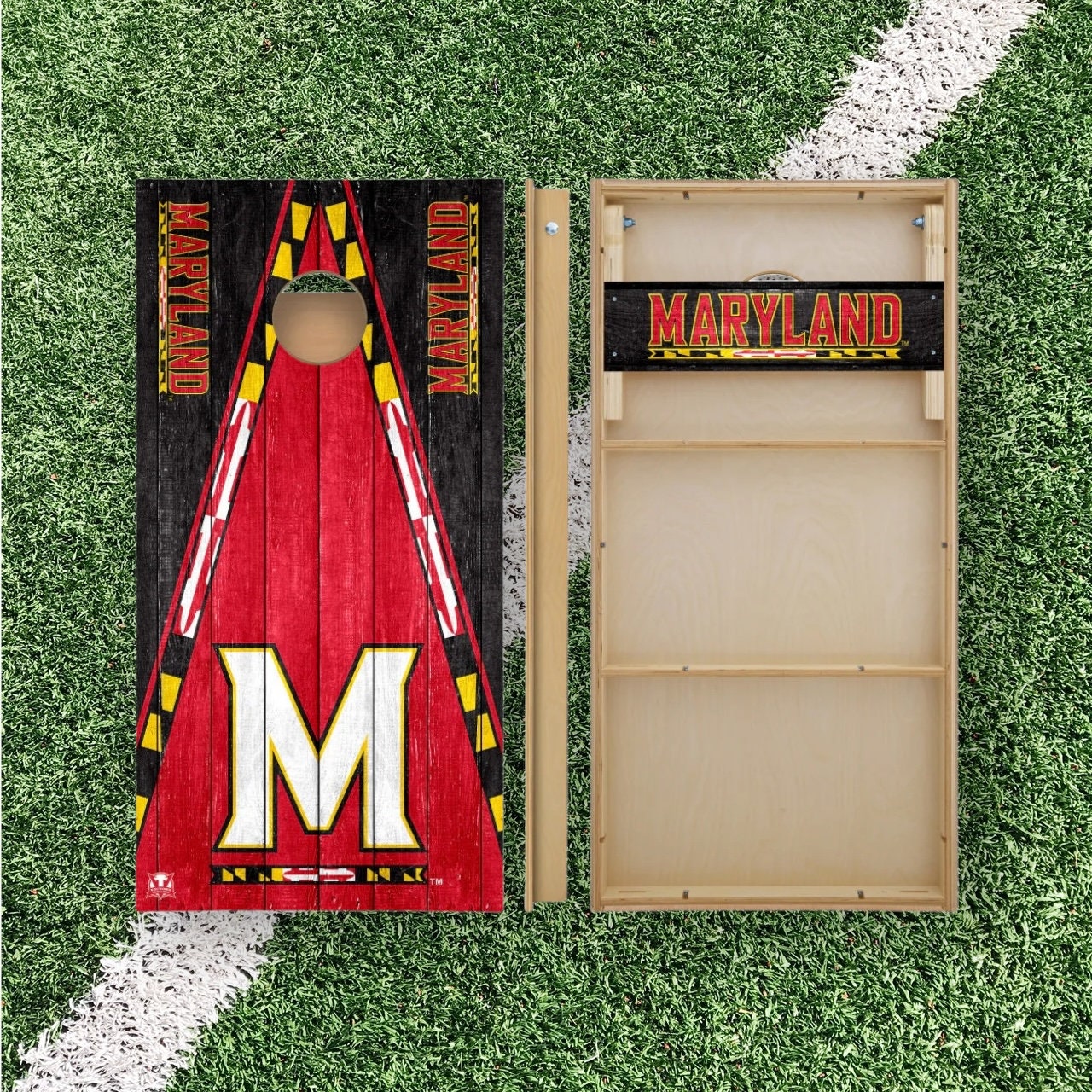 Maryland Terrapins Cornhole Boards 2x4 | Officially Licensed