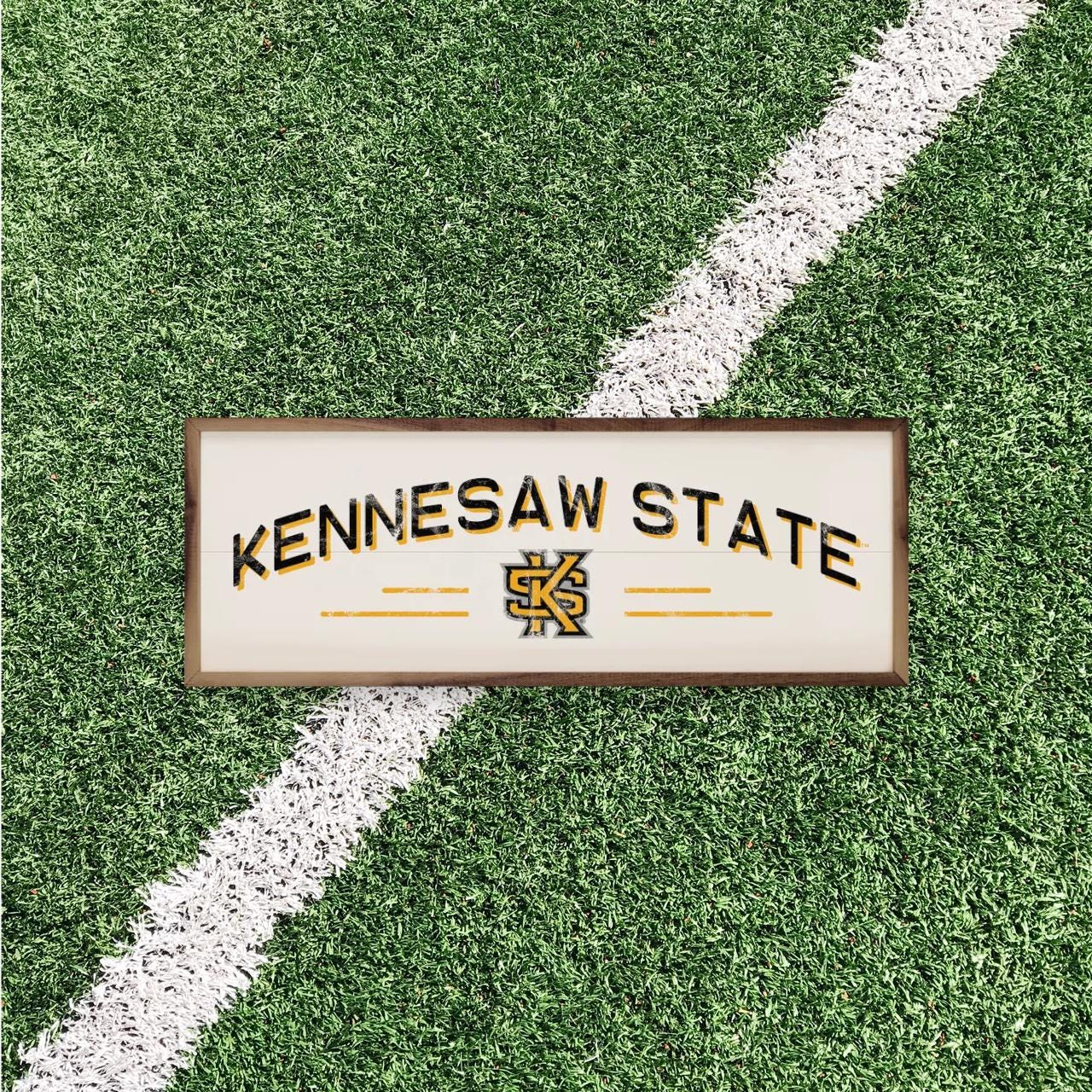 Kennesaw State Owls Artwork | kennesaw State Owls Wall Art (Officially Licensed) Rectangle