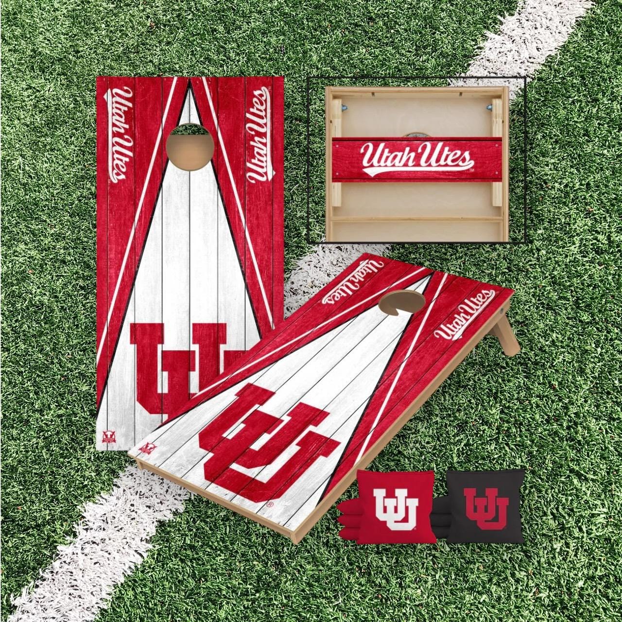 Utah Utes Cornhole Boards 2x4 | Officially Licensed