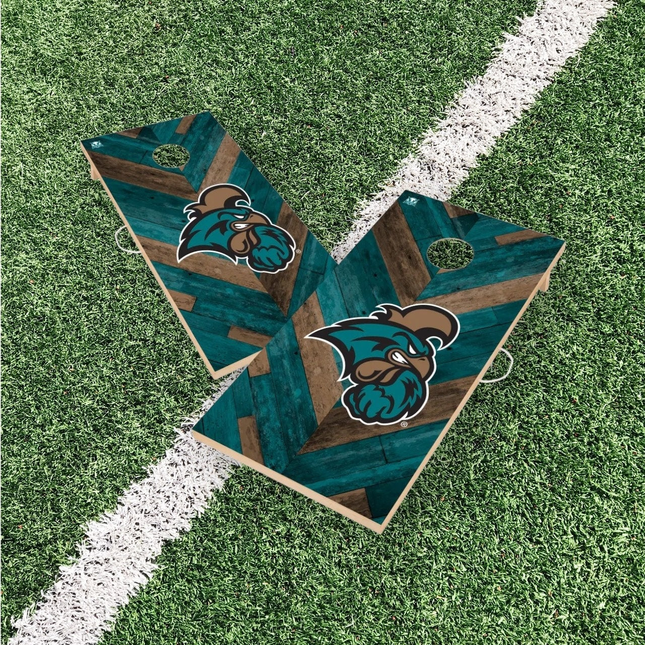 Coastal Carolina Chanticleers Cornhole Boards 2x4 Officially Licensed