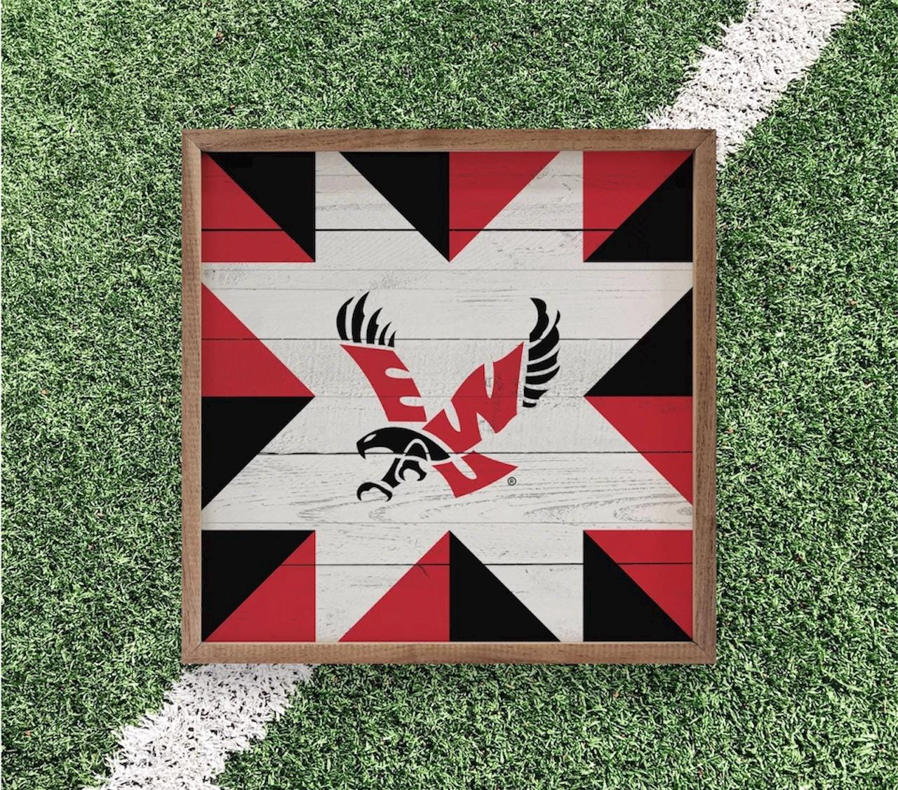 Eastern Washington Eagles Artwork | Eastern Washington Eagles Wall Art (Officially Licensed)Square