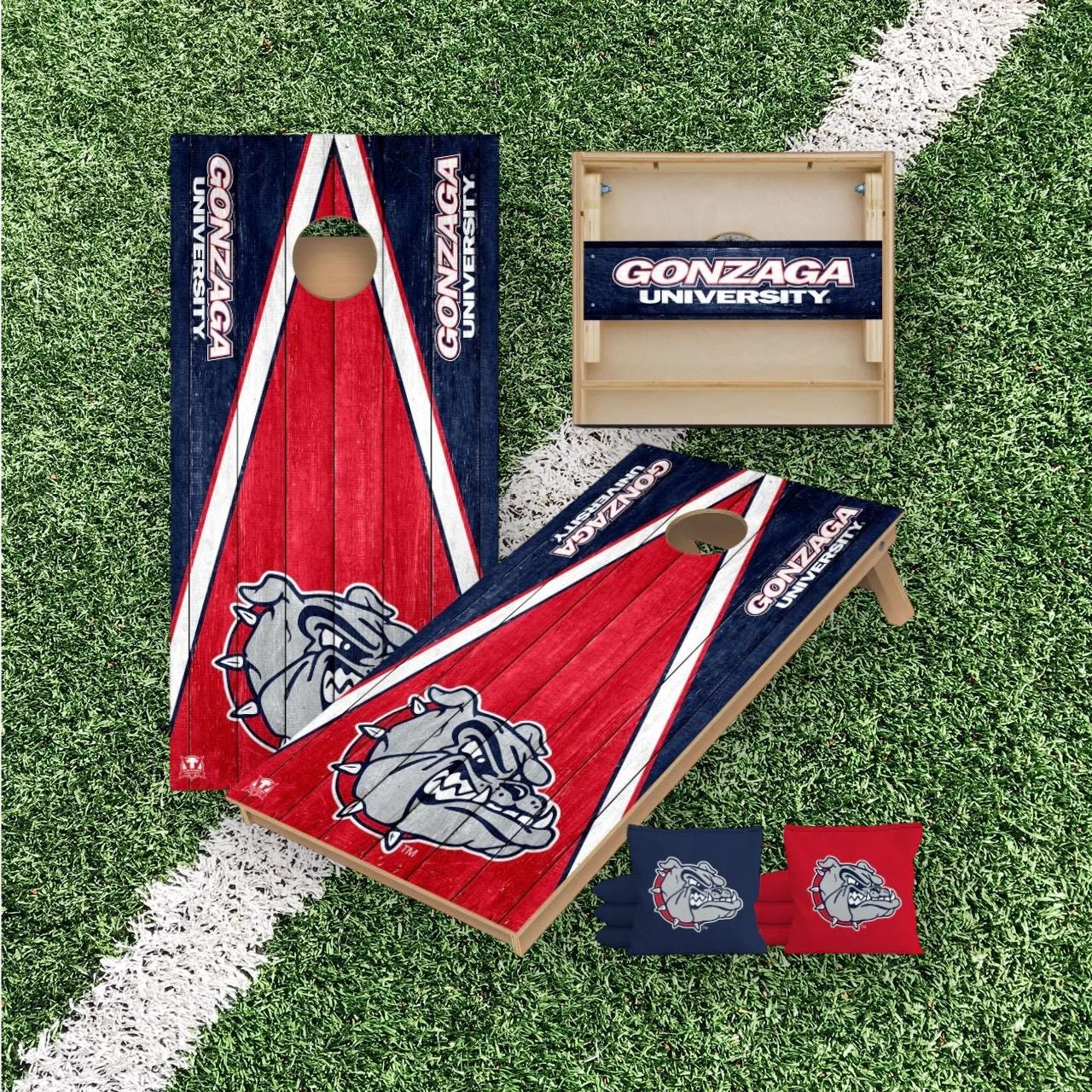 Gonzaga Bulldogs Cornhole Boards 2x4 | Officially Licensed