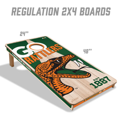 Florida A&M Rattlers 2x4 Cornhole Boards
