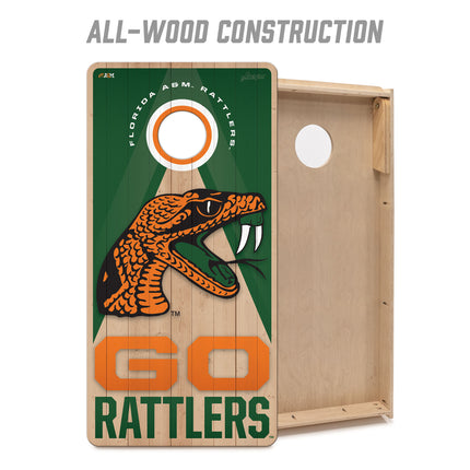 Florida A&M Rattlers 2x4 Slogan Series Cornhole Boards
